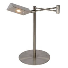 LUCIDE NUVOLA - Stolná lampa - Ø 20 cm - LED Rozm. - 1x9W 3000K - Satin Chrome