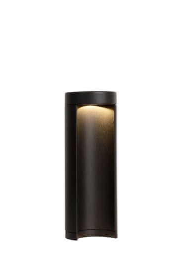 LUCIDE COMBO - Stĺpové svietidlo Vonkajšie - Ø 9 cm - LED - 1x9W 3000K - IP54 - Čierna