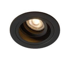 LUCIDE EMBED - Zapustené bodové svietidlo - Ø 9,1 cm - 1xGU10 - Čierny