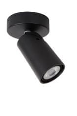 LUCIDE XYRUS - Stropné bodové svietidlo - Ø 9 cm - LED Dim to warm - GU10 - 1x5W 2200K/3000K - Black