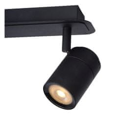 LUCIDE LENNERT - Stropné bodové svietidlo Kúpeľňa - LED Rozm. - GU10 - 2x5W 3000K - IP44 - Čierny