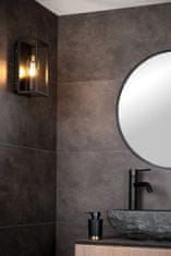 LUCIDE CARLYN - Nástenné svietidlo Kúpeľňové - 1xE14 - IP54 - Čierne