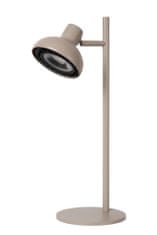 LUCIDE SENSAS - Stolná lampa - Ø 18 cm - 1xES111 - Krémová