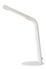 LUCIDE GILLY - Nabíjacia stolová lampa - Batéria - LED Dim. - 1x3W 2700K - Biela