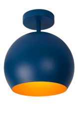 LUCIDE BINK - Zapustené stropné svietidlo - Ø 24,5 cm - 1xE27 - Modré