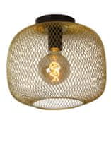 LUCIDE MESH - zapustené stropné svietidlo - Ø 30 cm - 1xE27 - matné zlato / mosadz