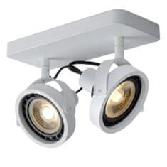 LUCIDE TALA LED - Stropné bodové svietidlo - LED Dim to warm - GU10 - 2x12W 2200K/3000K - White