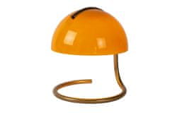 LUCIDE CATO - Stolná lampa - Ø 23,5 cm - 1xE27 - Oranžová