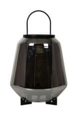 LUCIDE SISKA - Stolná lampa - 1xE27 - Smoke Grey