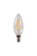 LUCIDE C35 - Žiarovka - Ø 3,5 cm - LED Rozm. - E14 - 1x4W 2700K - Transparent