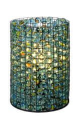 LUCIDE EXTRAVAGANZA MARBELOUS - Stolná lampa - Ø 15 cm - 1xE14 - Viacfarebná
