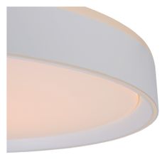LUCIDE NURIA - Zapustené stropné svietidlo - Ø 50 cm - LED Dim. - 1x36W 2700K - 3 StepDim - Biela