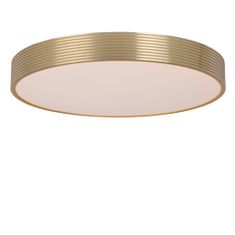 LUCIDE MALIN - Zapustené stropné svietidlo - Ø 39 cm - LED Rozm. - 1x24W 2700K - 3 StepDim - Matt Gold / Mosadz