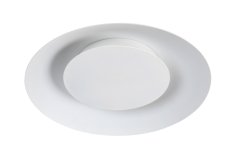 LUCIDE FOSKAL - Zapustené stropné svietidlo - Ø 34,5 cm - LED - 1x12W 2700K - Biele