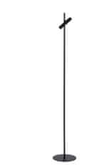 LUCIDE PHILON - Stojacia lampa na čítanie - Ø 23 cm - LED Rozm. - 1x4,5W 3000K - Čierna