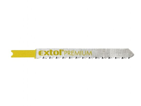 Extol Premium Plátky do priamočiarej píly 5ks, 75x2,5mm, HCS