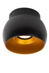 LUCIDE TORBEN - stropné bodové svietidlo - Ø 12,5 cm - 1xGU10 - čierne
