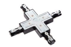 LUCIDE TRACK X-konektor – 1-okruhový systém osvetlenia koľají – čierny (predĺženie)