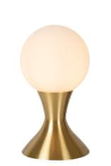 LUCIDE MOYA - Stolová lampa - Ø 12 cm - 1xG9 - Matt Gold / Mosadz