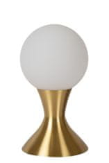 LUCIDE MOYA - Stolová lampa - Ø 12 cm - 1xG9 - Matt Gold / Mosadz