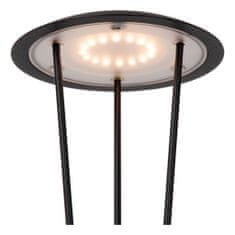 LUCIDE RENEE - Nabíjacia stolová lampa Outdoor - Batéria - Ø 12,3 cm - LED Rozm. - 1x2,2W 3000K - IP54 - S bezdrôtovou nabíjacou podložkou - Čierna
