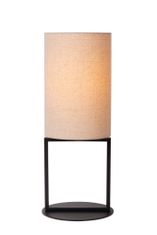 LUCIDE HERMAN - Stolná lampa - Ø 20 cm - 1xE27 - Krémová