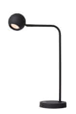 LUCIDE COMET - Dobíjacia stojaca lampa na čítanie - Batéria - LED Dim. - 1x3W 2700K - 3 StepDim - Čierny