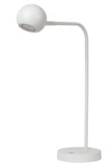 LUCIDE COMET - Dobíjacia stojaca lampa na čítanie - Batéria - LED Dim. - 1x3W 2700K - 3 StepDim - Biela