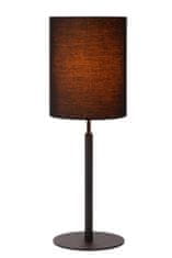 LUCIDE MAYA - Stolná lampa - Ø 26 cm - 1xE27 - Čierna