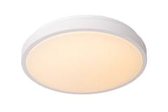 LUCIDE DASHER - Zapustené stropné svietidlo Kúpeľňa - Ø 34,8 cm - LED - 1x18W 2700K - IP44 - Biela