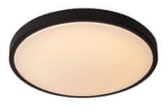 LUCIDE DASHER - Zapustené stropné svietidlo Kúpeľňa - Ø 41 cm - LED - 1x24W 2700K - IP44 - Čierna