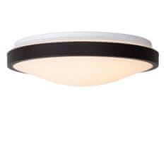 LUCIDE DASHER - Zapustené stropné svietidlo Kúpeľňa - Ø 34,8 cm - LED - 1x18W 2700K - IP44 - Čierna