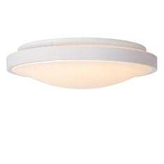 LUCIDE DASHER - Zapustené stropné svietidlo Kúpeľňa - Ø 41 cm - LED - 1x24W 2700K - IP44 - Biela