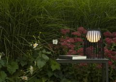 LUCIDE FJARA - Stolová lampa Outdoor - Ø 17,5 cm - LED Rozm. - 1x0,3W 3200K - IP44 - 3 StepDim - Čierna