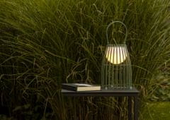 LUCIDE FJARA - Stolová lampa Outdoor - Ø 17,5 cm - LED Rozm. - 1x0,3W 3200K - IP44 - 3 StepDim - Zelená