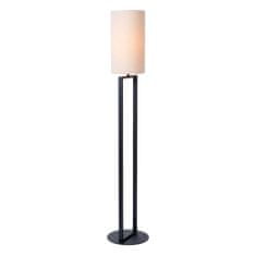 LUCIDE HERMAN - Stojacia lampa - Ø 26 cm - 1xE27 - Krémová