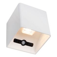 LUCIDE VERTIGO - Nástenné svietidlo Vonkajšie - LED Dim. - 1x6W 2700K - IP54 - S magnetickou nástennou doskou - Biela