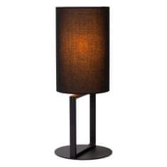 LUCIDE HERMAN - Stolná lampa - Ø 20 cm - 1xE27 - Čierna