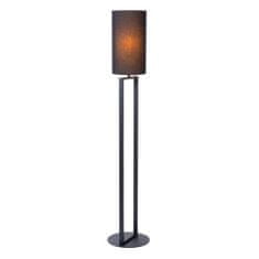 LUCIDE HERMAN - Stojacia lampa - Ø 26 cm - 1xE27 - Čierna