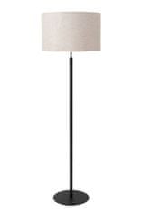 LUCIDE MAYA - Stojacia lampa - Ø 45 cm - 1xE27 - Krémová