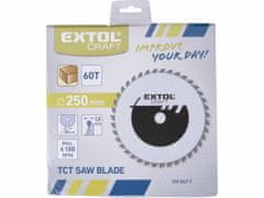 Extol Craft Kotúč pílový s SK plátkami, 250x1,8x30mm, 60z, EXTOL CRAFT