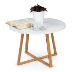 ModernHome Odkladací stolík Alva 60 cm biely