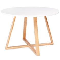 ModernHome Odkladací stolík Alva 60 cm biely