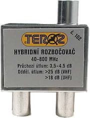 HADEX Rozbočovač 2x hybridný širokopásmový TEROZ 102