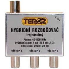 HADEX Rozbočovač 4x hybridný širokopásmový TEROZ 106