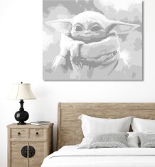 ZUTY Bodkovanie - BABY YODA 40x50 cm NO