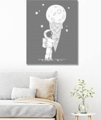 ZUTY Bodkovanie - ASTRONAUT SO ZMRZLINOU 40x50 cm NO