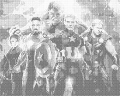 ZUTY Bodkovanie - AVENGERS ENDGAME 40x50 cm NO