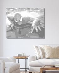 ZUTY Bodkovanie - SPIDERMAN NA STENE BUDOVY 40x50 cm NO