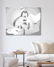 ZUTY Bodkovanie - GOOFY NA ZELENOM POZADÍ 40x50 cm NO